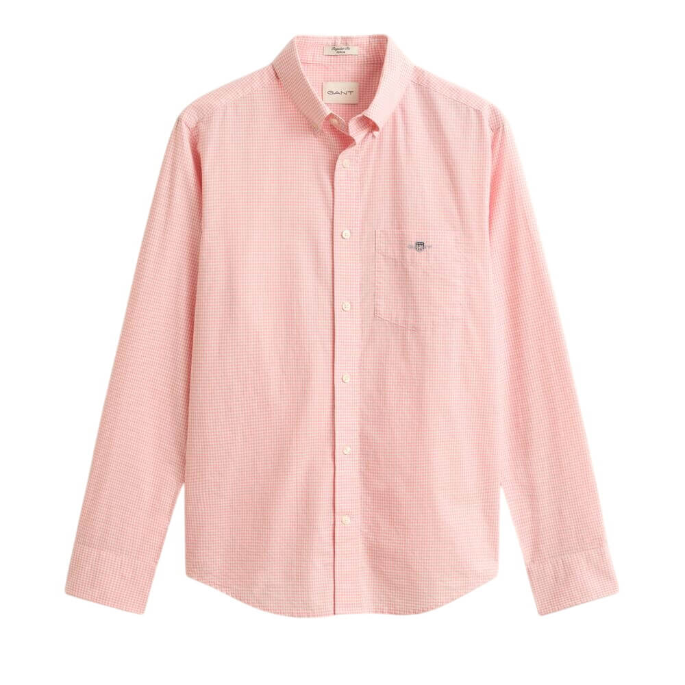 GANT Regular Fit Classic Poplin Gingham Shirt